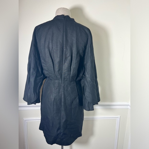 Significant Other Linen Blend Lola Dress Black - Picture 12 of 14